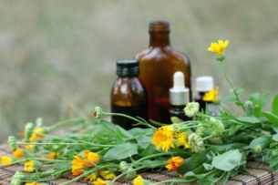 Calendula flower essential oil and tincture
